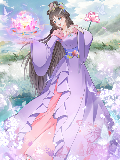 雾隐镇镇长柳氏角色头像插画